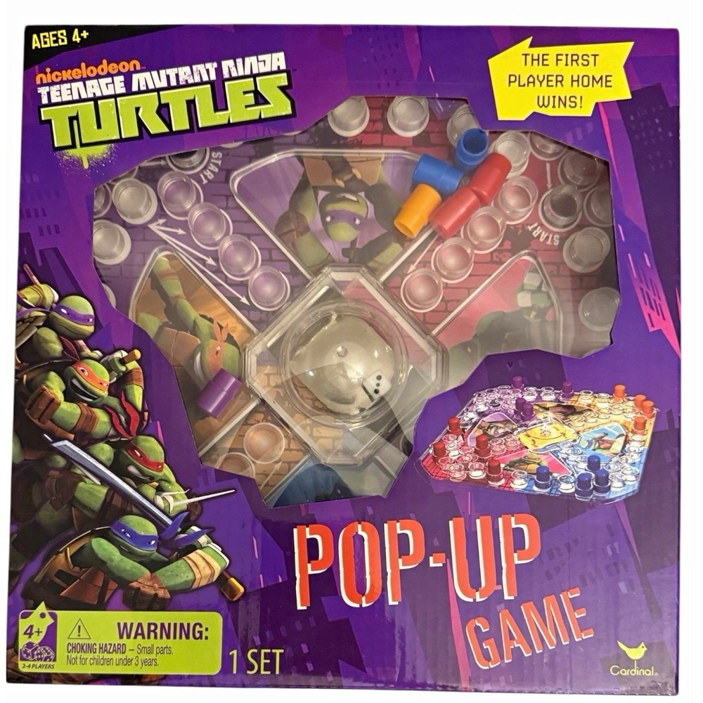 Teenage Mutant Ninja Turtles Pop-Up Board Game Nickelodeon Cardinal